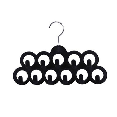 Velvet Scarf Storage Organizer for Closet (Pack of 3), Black | by | Scarf Hol...
