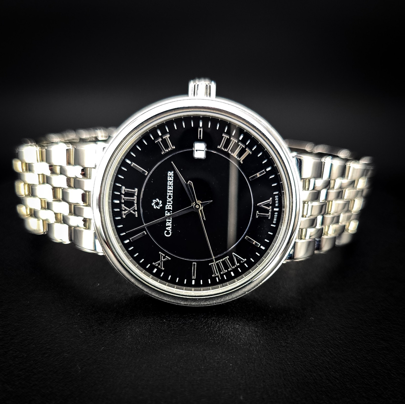 Carl F. Bucherer Adamavi Automatic Black Dial Watch Full Set 00.10314.08.35.21 image 3