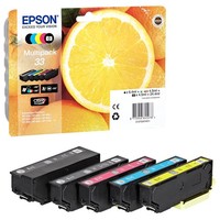 Epson 33 / T3337 (Orangen) Schwarz, Cyan, Magenta, Gelb, Foto Schwarz...