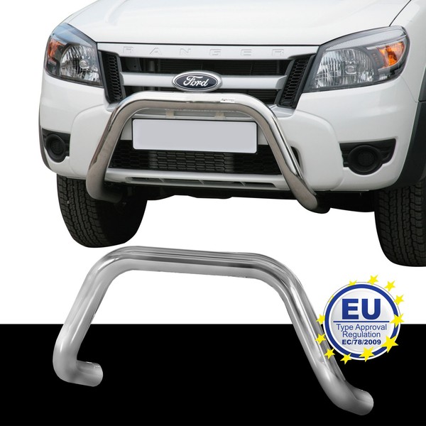 PersonenschutzbüGel Edelstahl Passend FüR Ford Ranger 2009 Bis 2011 Ø76Mm-image