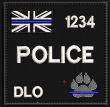10x10cm Uniform Arm Patch - Dog handler/DLO