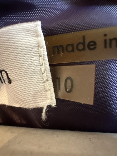Vestido vaina mujer Calvin Klein morado manga gorra talla 10 (NUEVO) con cinturón. - Imagen 6 de 6