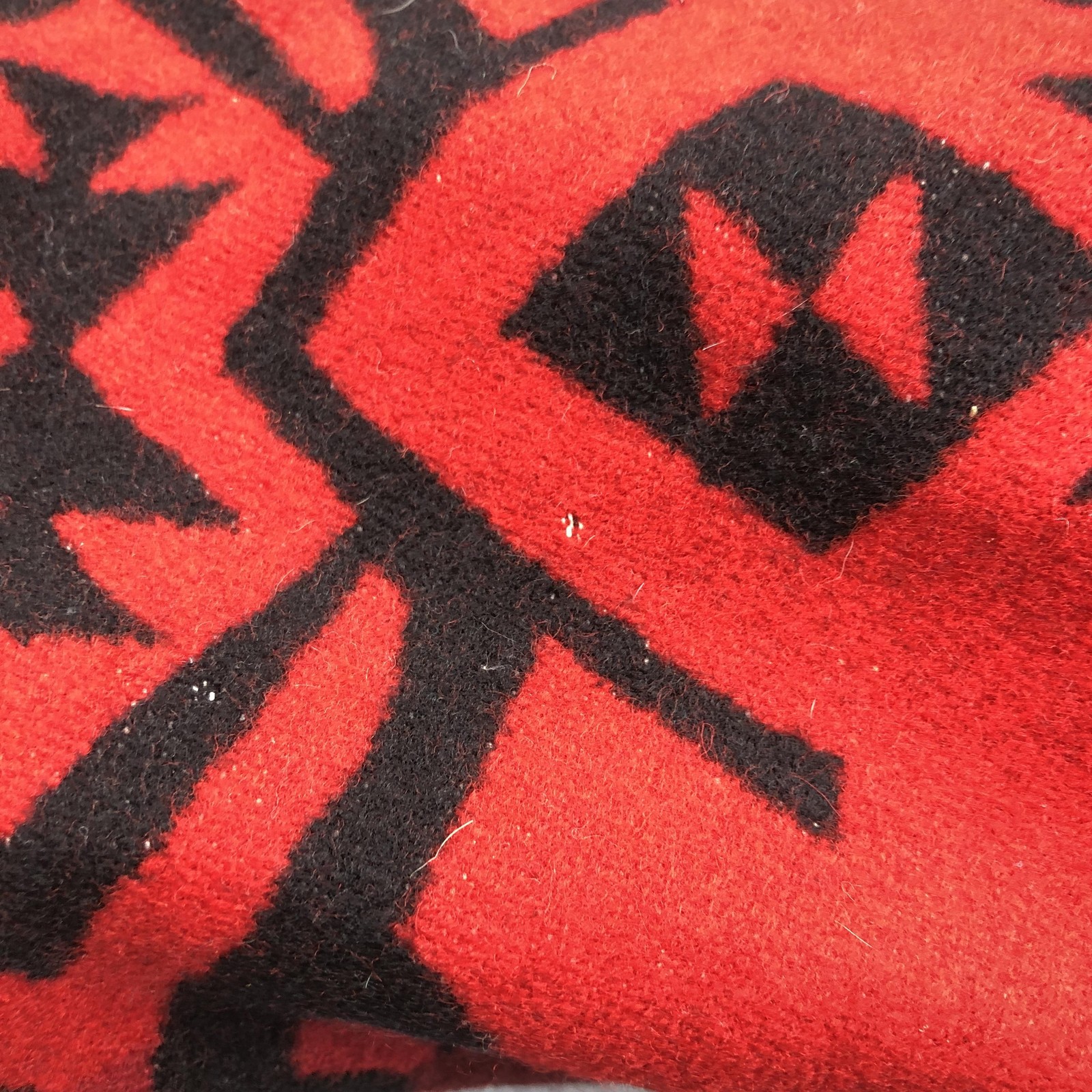 Pendleton Bag Small Wool Blend Blue Red Aztec Sou… - image 8