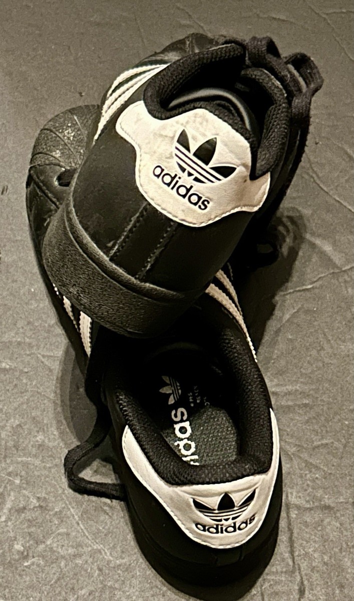 adidas Men's Superstar Casual Shoes in Black Size 7.0