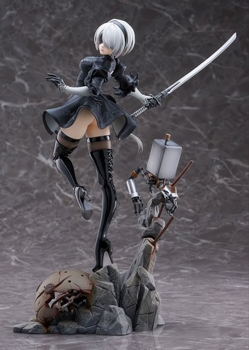 NieR Automata 2B 11in 1/7 Scale Anime Figure Figurine PVC Statue Max Factory NIB - Picture 10 of 18