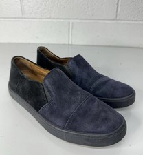 Frye Gemma Cap Slip On Shoe Sneakers Suede - Navy/Black - Women s 9