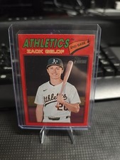 Zack Gelof #186 2026 Topps Heritage Red Athletics