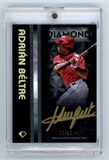 2023 Topps Diamond Icons Adrian Beltre Gold Ink On Card Autograph Auto Black /10