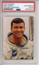 FRED HAISE APOLLO 13 ASTRONAUT UNIQUE PHOTO PSA DNA COA SIGNED AUTOGRAPH NASA
