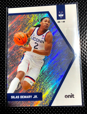 SILAS DEMARY JR 2025-26 ONIT HOLO Silver Shimmer UConn SSP /49