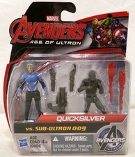 Figuras Hasbro Marvel Avengers Age of Ultron Quicksilver vs Sub-Ultron 009 2,5"