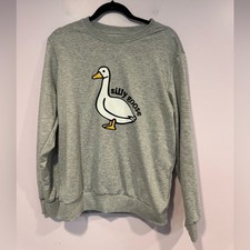 Grey Silly Goose sweatshirt size small