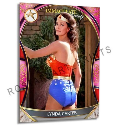 LYNDA CARTER Wonder Woman Beauty Card GOF Rostar CUSTOM SP Card LYC2