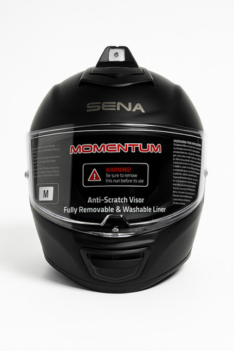 with defects SENA Momentum Pro Dual Bluetooth Camera Helmet Matt Black G2U