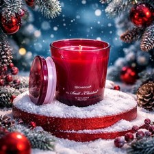 Aromatique The Smell of Christmas Scented 10 oz Glass Candle Spice NOEL HOLIDAYS
