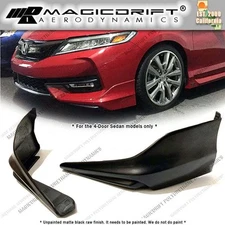 For 16 17 Honda Accord Sedan HFP Style OE Sport Front Bumper Lip Apron Spoiler