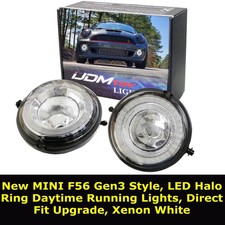 Led Halo Ring Fog Light Kit For Mini Cooper R55r56r57r59r60r61 By Ijdmtoy