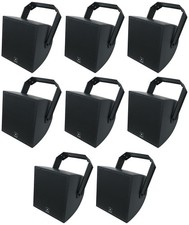  8 JBL AWC129-BK 12" Black Indoor/Outdoor Surface Mount Commercial Speakers