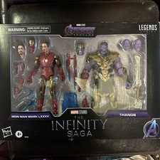 Marvel Legends Avengers Endgame Infinity Saga Iron Man & Thanos 2 pack Brand NEW