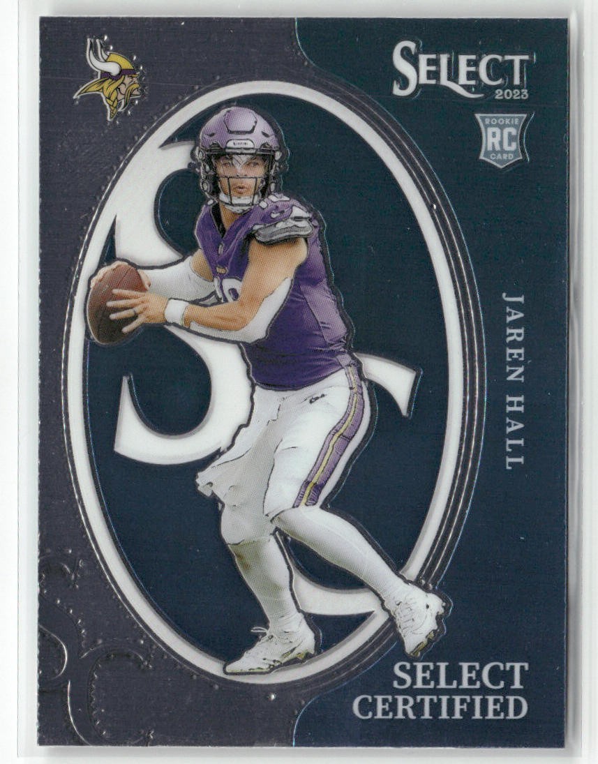 2023 Panini Select - Select Certified Rookies Jaren Hall #CRO-JHA (RC)