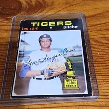 1971 Topps All-Star Rookie Les Cain #101 Detroit Tigers 