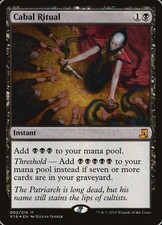 Cabal Ritual [From the Vault: Lore] Moderately Played Foil