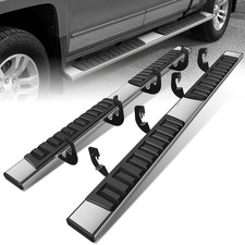6.7" Running Boards Steps Bars Compatible with 2007-2019 Sierra/Silverado 1500 2