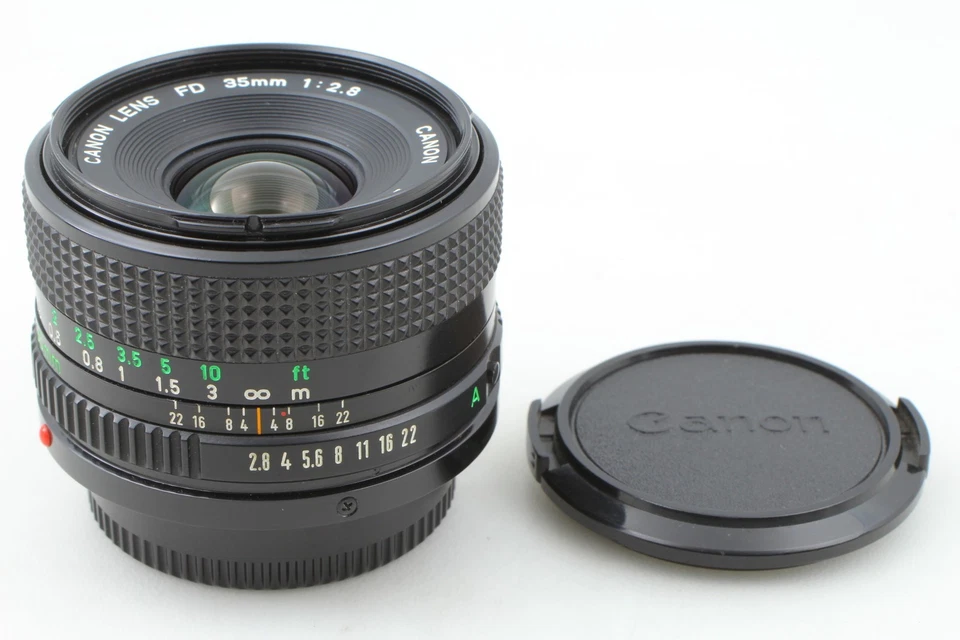 [Casi Como Nuevo] Canon FD NFD 35mm f2.8 MF Lente de Cámara Gran Angular de... - Imagen 2 de 4
