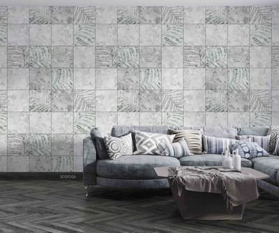 3D Plants Leaf Marble Texture Pattern Wall Murals Wallpaper Murals Wall Sticker