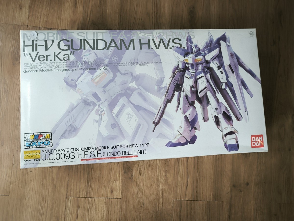 Bandai Gundam Expo MG 1/100 Hi Nu Gundam H.W. S. Ver KA FA-93