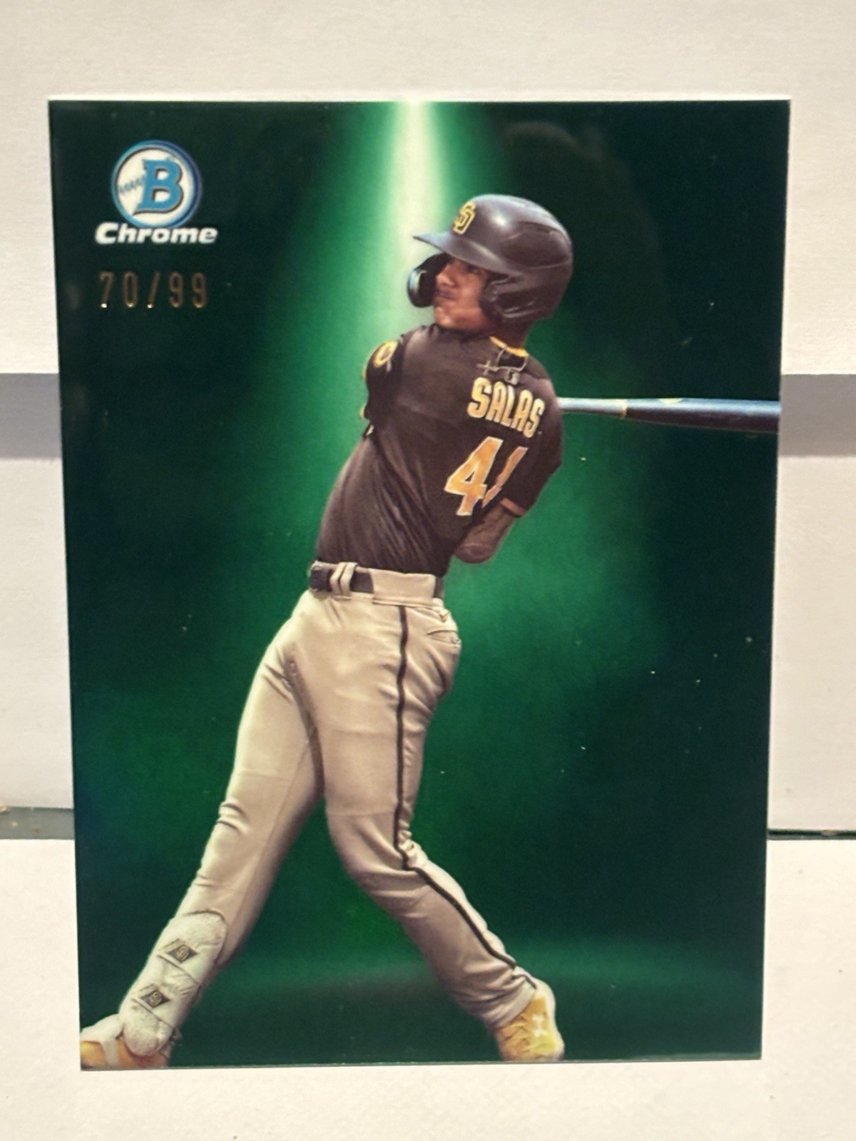 2024 Bowman - Bowman Spotlights Ethan Salas #BS-5 Green Refractor /99 (RC)