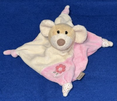 Schmusetuch Sterntaler klein Maus Millie Milli rosa / creme + Blume