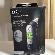 Braun ThermoScan 7+ Connect Ear Thermometer  Model IRT6575