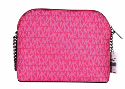 Michael Kors Jet Set Travel Dome Crossbody Bag MK Color-Block