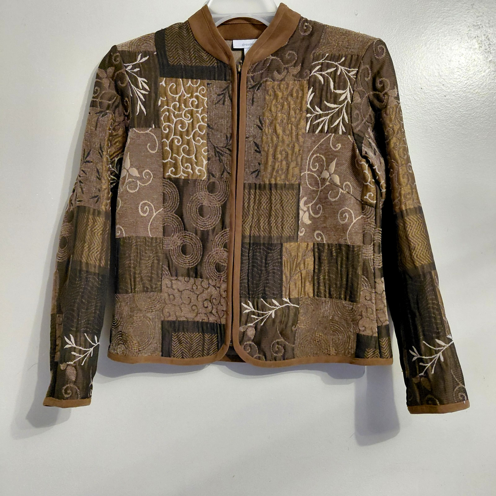Vintage Boho Patchwork Tapestry Jacket S Wearable… - image 1