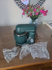 Kitchen In the Box Mini Stand Mixer Dark Green With 2 Bowls And Attachments