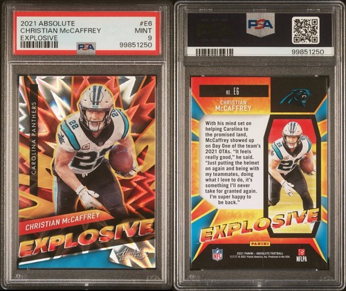 2021 PANINI Absolute Football - Christian McCaffrey Explosive - Bild 1 von 3