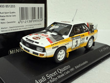 Minichamps Audi Sport quattro Monte Carlo 1985 ROHRL  1:43 scale model car