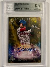 2016 Bowman Inception Yoan Moncada Auto /25 BGS 8.5 10 Red Sox #PA-YM
