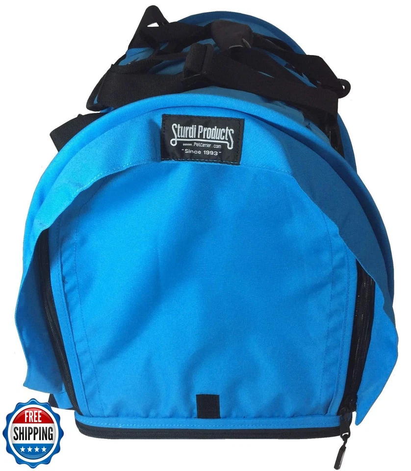 Transportador de viaje para mascotas SturdiBag XL: altura flexible para gato y perro lados suaves con Foto 3 de 4