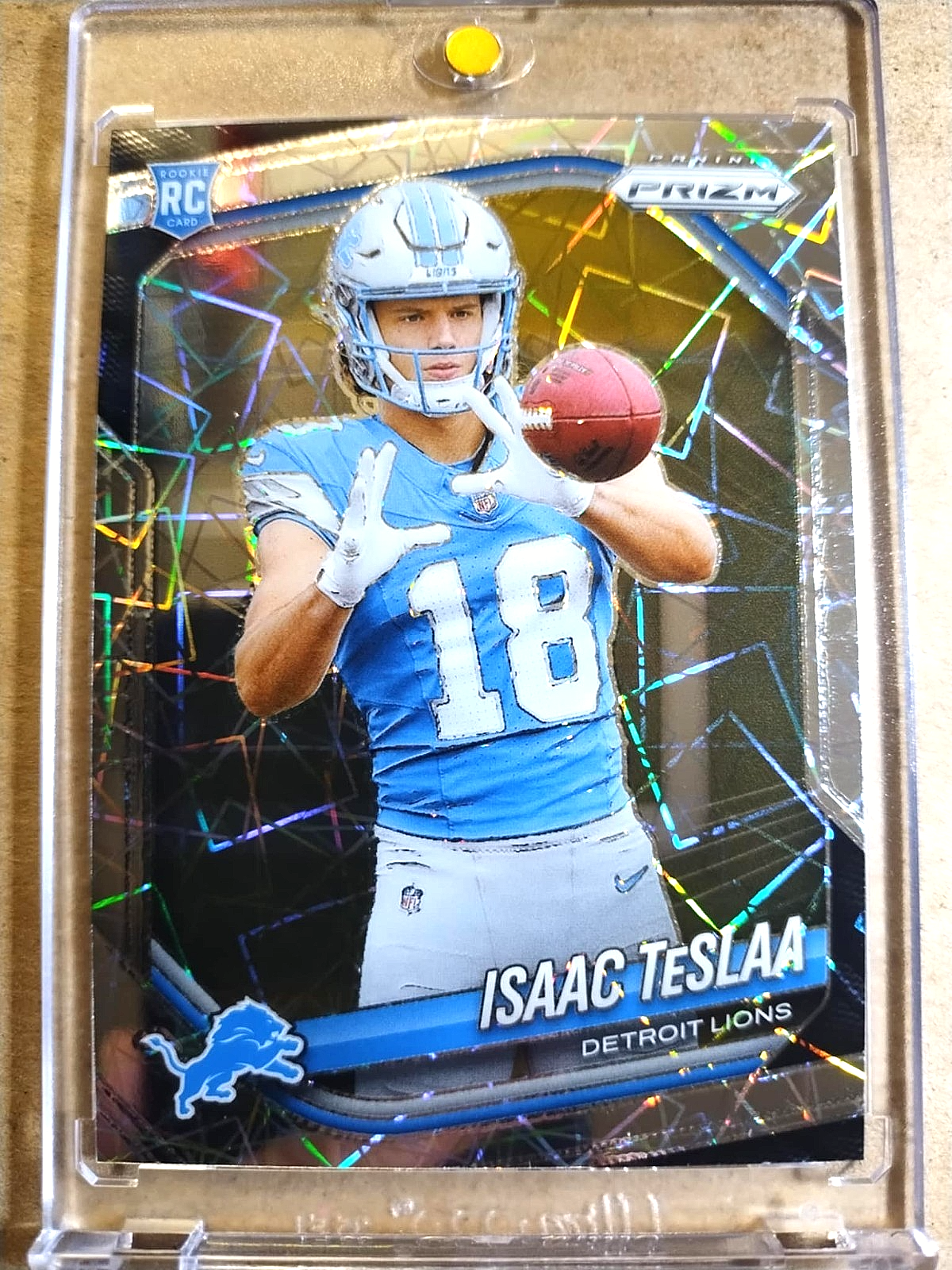 Isaac Tesla Rookie Card 2025 Isaac TeSlaa Panini Prizm Rookie Silver Lazer Prizm RC MINT🔥🔥🔥 QTY ...