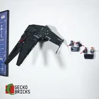 Wall Mount Display for LEGO 75336 Inquisitor Transport Scythe