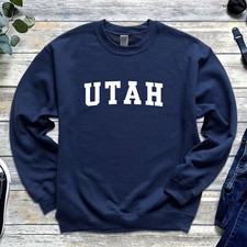 Utah Sweatshirt Utah Classic Crewneck Sweatshirt