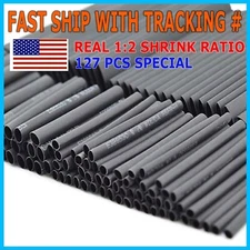127pcs Heat Shrink Tubing Electrical Wire Insulation Cable Connection Sleeve Kit