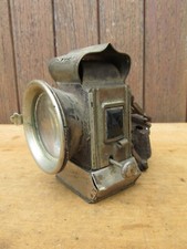 BEAUTY PHARE AVANT A HUILE VELO ANCIEN ANGLAIS LANTERNE BICYCLE HEADLIGHT