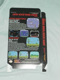 Nintendo NES SUPER MARIO BROTHERS / DUCK HUNT COMBO box ONLY!!!