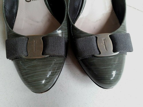 Beautiful Salvatore Ferragamo Carla Kitten Heels G