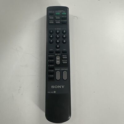 Télécommande Sony RM-42B D'occasion - Fonctionnelle, Sans Fil - Pour TV Ou Appareils Sony