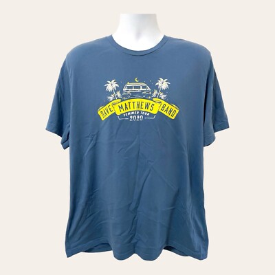 Dave Matthew s Band Summer 2020 Tour Tshirt Mens Size 2XL Tour Dates Flaws