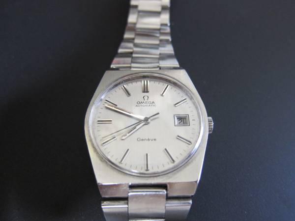 時計 Omega Geneve Date Silver AT REF NO.582 時計 Omega Geneve Date Silver AT REF NO.582 Omega Geneve